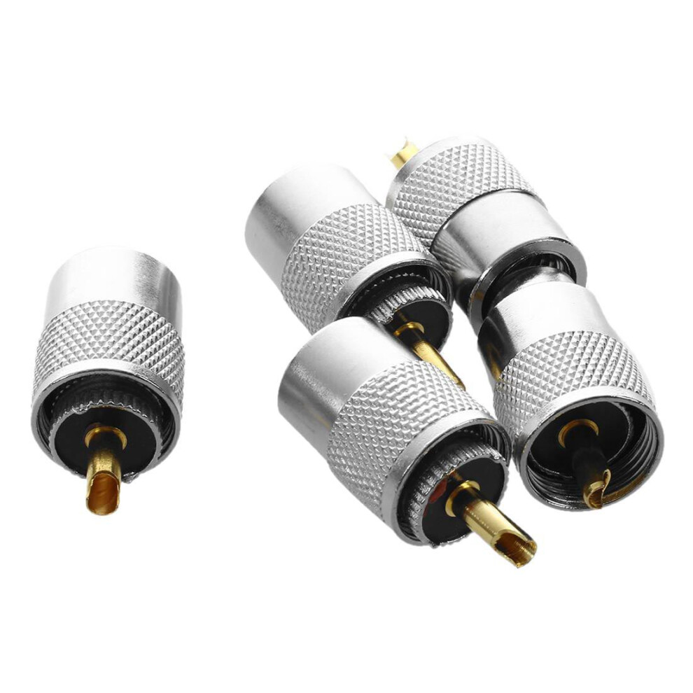 Photos - Cable (video, audio, USB) 5 pcs UHF PL259 Plug Solder Connector for RG8