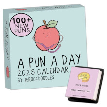 2025 Punny Daily Desk Calendar 2025 Page A Day, Dad Joke Calendar with Tear Off Pages and Daily Puns