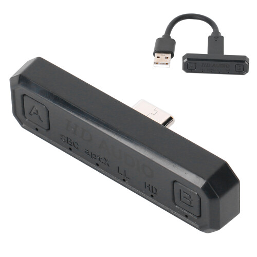 Low Latency Bluetooth Transmitter For Gaming Console, Multi Device Compatible Wireless Adapter With External Sound Enhancement Features, Good Quality 2