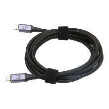 Type C To Type C Cable For High Resolution Monitor Connection With Fast Data Sync And Rapid Charge Feature Magnetic Secure Connection Led Indicator