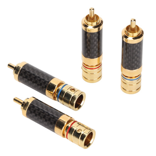 Δέστρες ηχείων HiFi Επιχρυσωμένοι αγωγοί καθαρού χαλκού Σχεδιασμός ασφάλισης 1