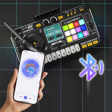 Children Simulation Multifunctional DJ Mixer Controller Electronic Organ DJ Player Music Entertainment Toy