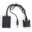 Μετατροπέας VGA σε HDMI, έξοδος μεγάλης οθόνης για υπολογιστή, επιτραπέζιο 5