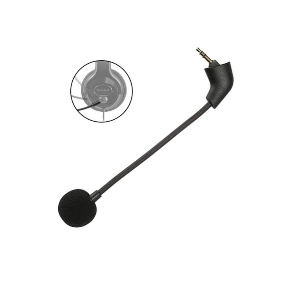 Microphone Boom Replacement For Hyperx Cloud Headsets, Clear Sound With Adjustable Detachable Mic, Noise Cancellation For Professional Gaming Sessions 9416038877520