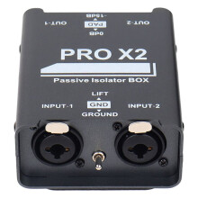 New 2-Way Audio Isolator, Audio Current Eliminator, XLR 6.5, Permalloy Isolator, Mixer Live Broadcast