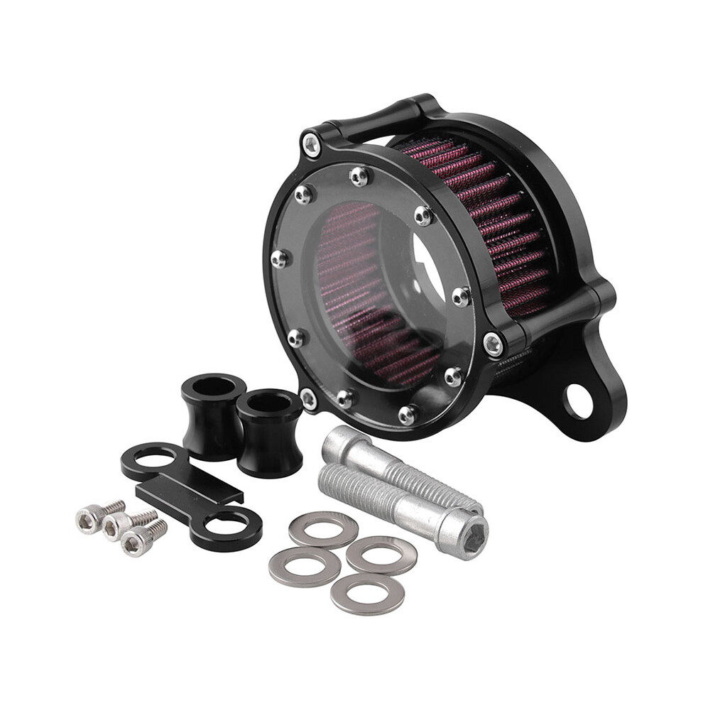 Air Cleaner Intake Filter System Kit For Sportster Xl883 Xl883n Xl883r Xl883p Xl1200 Xl1200l Xl1200x Iron 883 Forty Eight Xl1200x 2004-2016 6133591919698