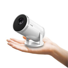 FY300 Mini Projector with WiFi and HDMI, 1080P Wireless Mirroring, 180 Flexible Projection for Indoor and Outdoor Movies