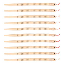 10Pcs 12 Inch Unfinished Wooden Wiggly Snakes Jointed Flexible Wooden Snake Blank Animal Model Crafts Toys for Arts
