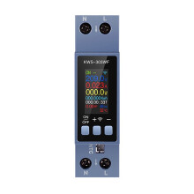 TUYA WIFI Meter Din Rail Mount Digital Voltmeter Ammeter Wattmeter AC 100-290V KWh Power Meter Remote Control