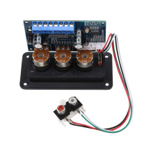 2.1 Kanals Digital EffektföRstäRkarkort+AUX Ljudkabel 2X25W+50W BT5.0 Subwoofer Klass D FöRstäRkarkort DC12-20V