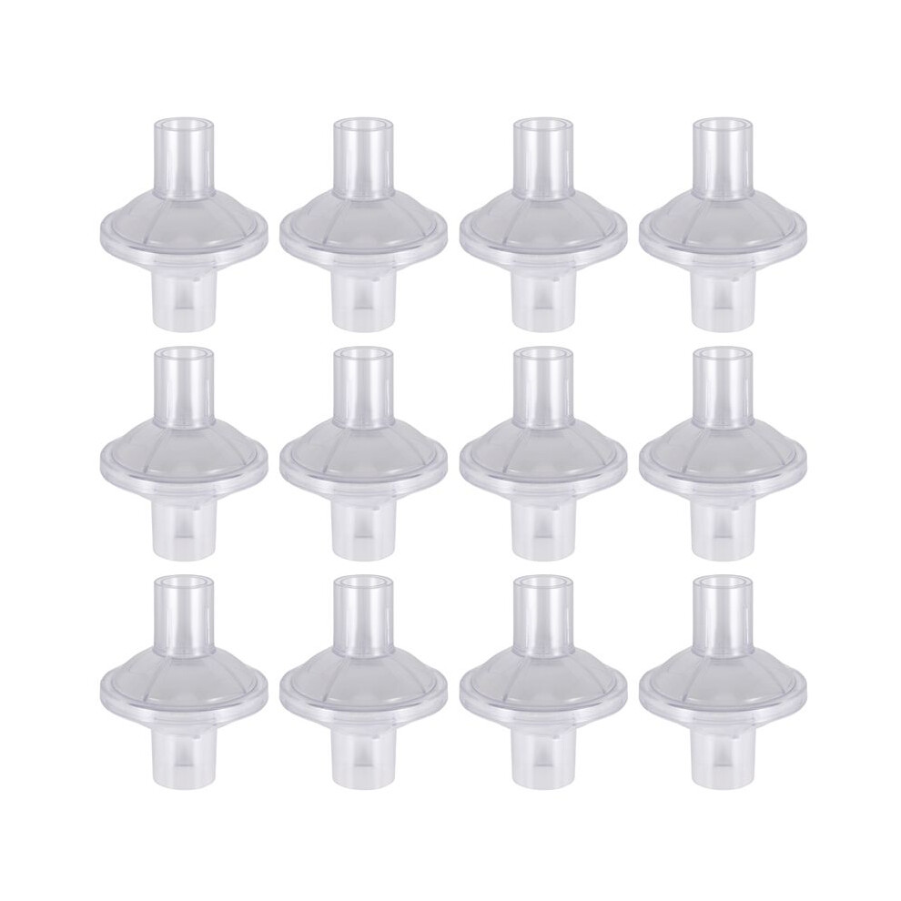 Melitt Viral In-Line Outlet Filter Compatible With For Resmed, Dreamstation Cpap/Bipap Machine, 12 Packs
