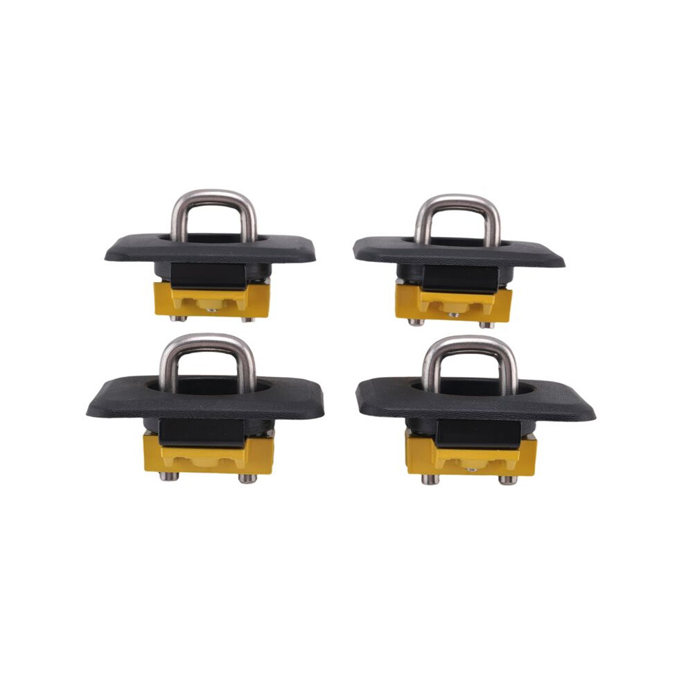 Tie Down Anchors Retractable Truck Bed Top Side D Ring For 1998-2014 F150 1999-2013 Gm 1995-2008 Ram,4Pcs 6134218593895