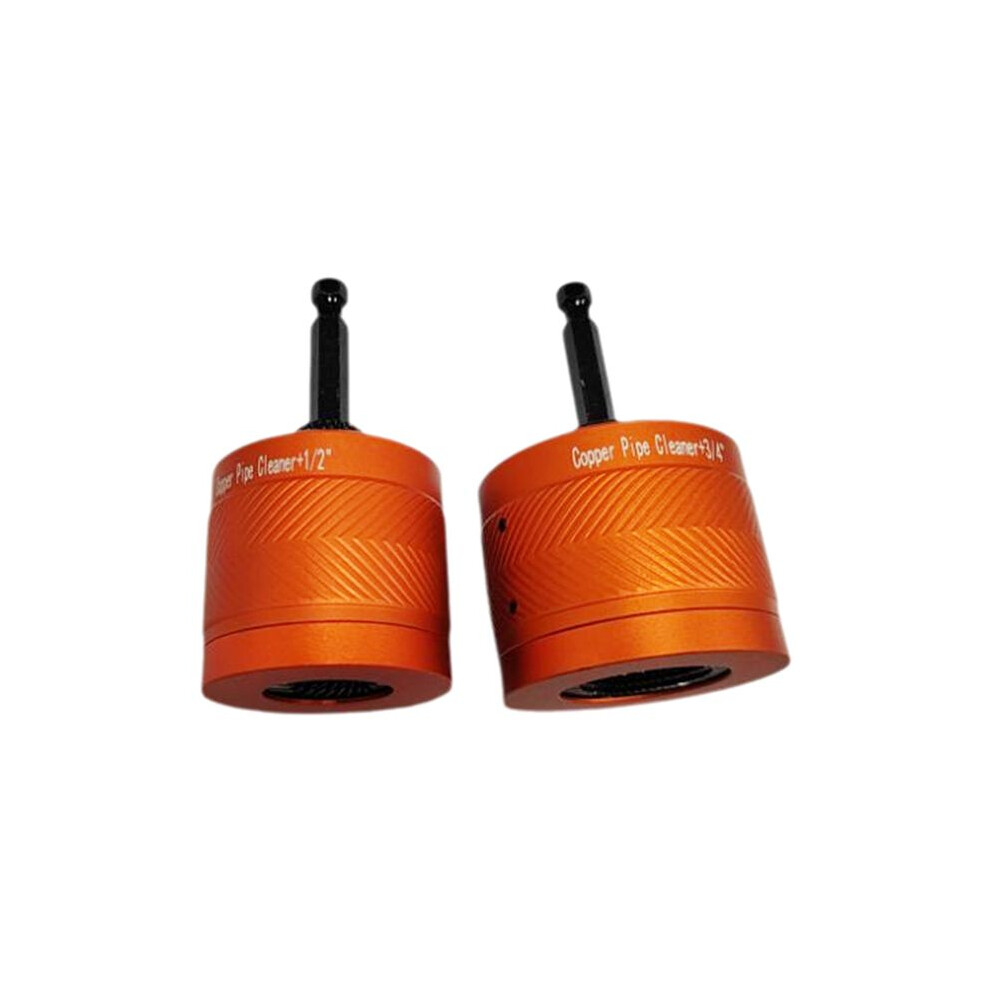1/2In & 3/4In Metal Copper Pipe Cleaner Set,For Cleaning Rust, Stains, Paint On Copper Pipes And Various Metal Pipes 6132555179697