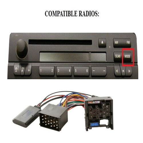 Car Audio Aux Adapter Receiver Radio  5.0 Module Aux Cable for  E46 3 Series 2002-2006 2