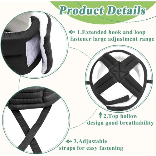 Anti Fall Elder  Safety for Adults Special Needs Thick Soft Protective Hat Adjustable Seniors Fall Prevention 2