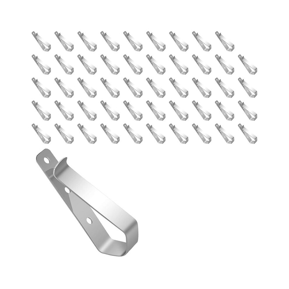 50Pcs Stainless Steal Garage Door Opener Clip Replacement For Liftmaster Sears Chamberlain Remote Door Openers 6132625364312