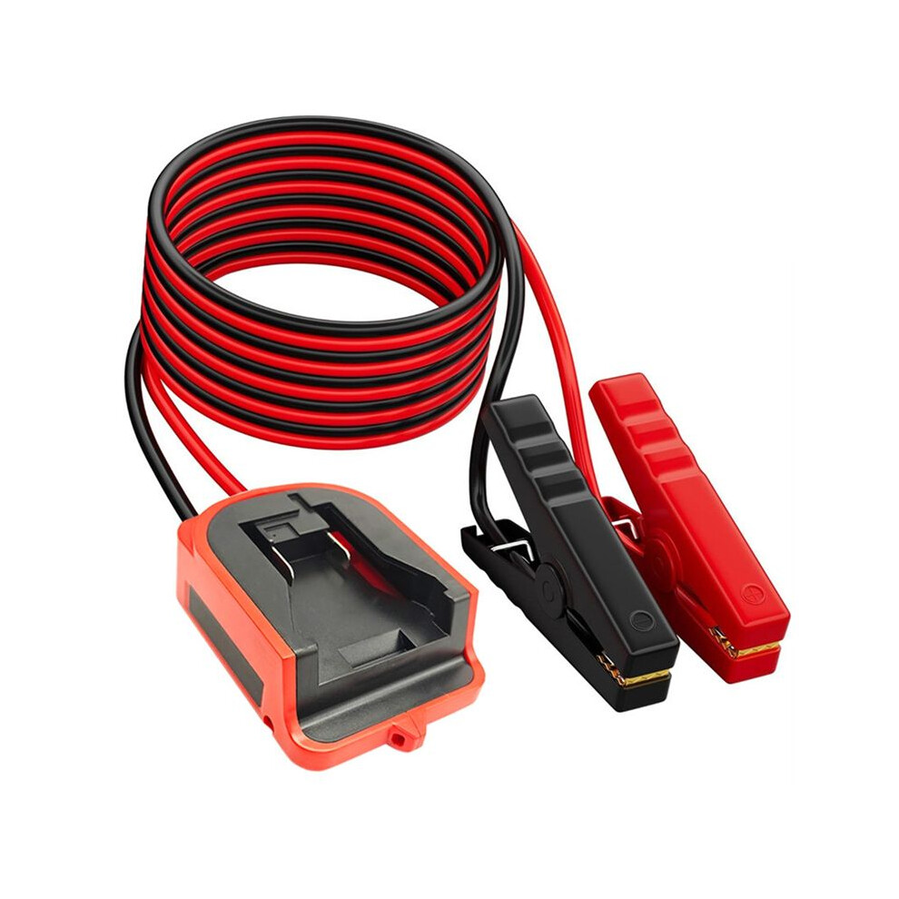 Melitt For Milwaukee 18V Li-Ion Battery Jump Starter Adapter Car Booster Cable Auto Emergency Jumper Cables
