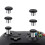 RALAN 3D Analog Stick Game Buttons For PS4 For PS5  One Gamepad Controller Thumbstick Replacement Cap Game Accessories Black 2
