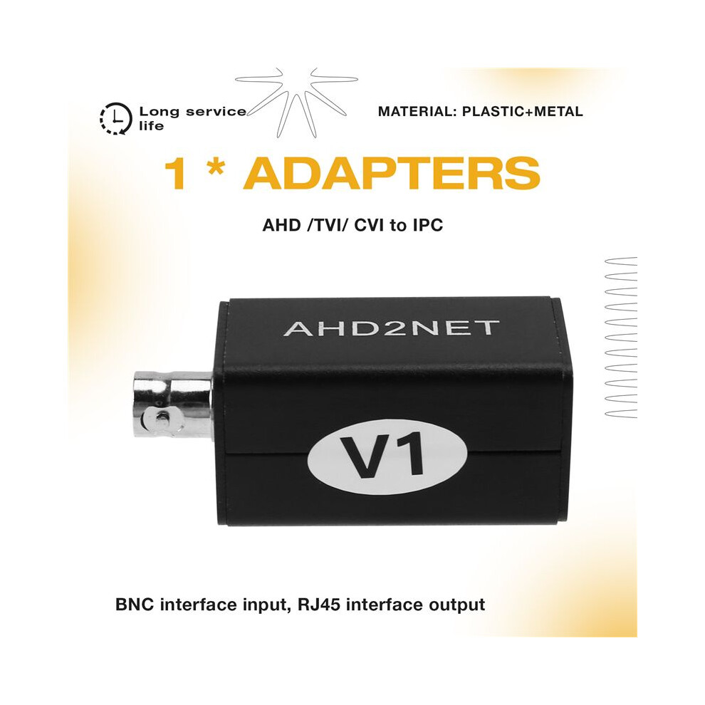 For Ahd2net Onvif Adapters 1080P Hd Ahd/Tvi/Cvi Camera To Ipc Converter Make Ahd Camera To Be Ip Camera For Nvr System 4712677236519