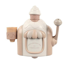 Ice Cream Foam Machine Car Bath Toys Toddler Ice Cream Maker Bubble Foam Play Machine Powerful Suction B