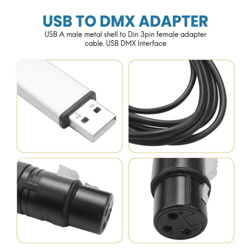 DMX512 USB DMX interface adapter LED stage lighting controller, USB to DMX interface adapter, DMX controller 2