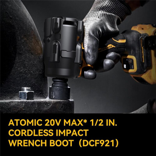 Impact Wrench Protective Boot for Dewalt DCF921 DCF922 DCF923 Protective Rubber Boot Power Tool Replacement Parts 2
