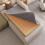 Wooden Bed Board with Lumbar Support for Mattress, Spinal Alignment, 100x50cm Solid Wood Panel 1