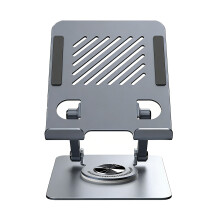 Faltbare Tablet-Halterung, tragbare Tablet-Halterung,-Grau