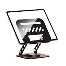 Verstellbarer Laptopständer mit um 360 Grad drehbarer-Schwarz