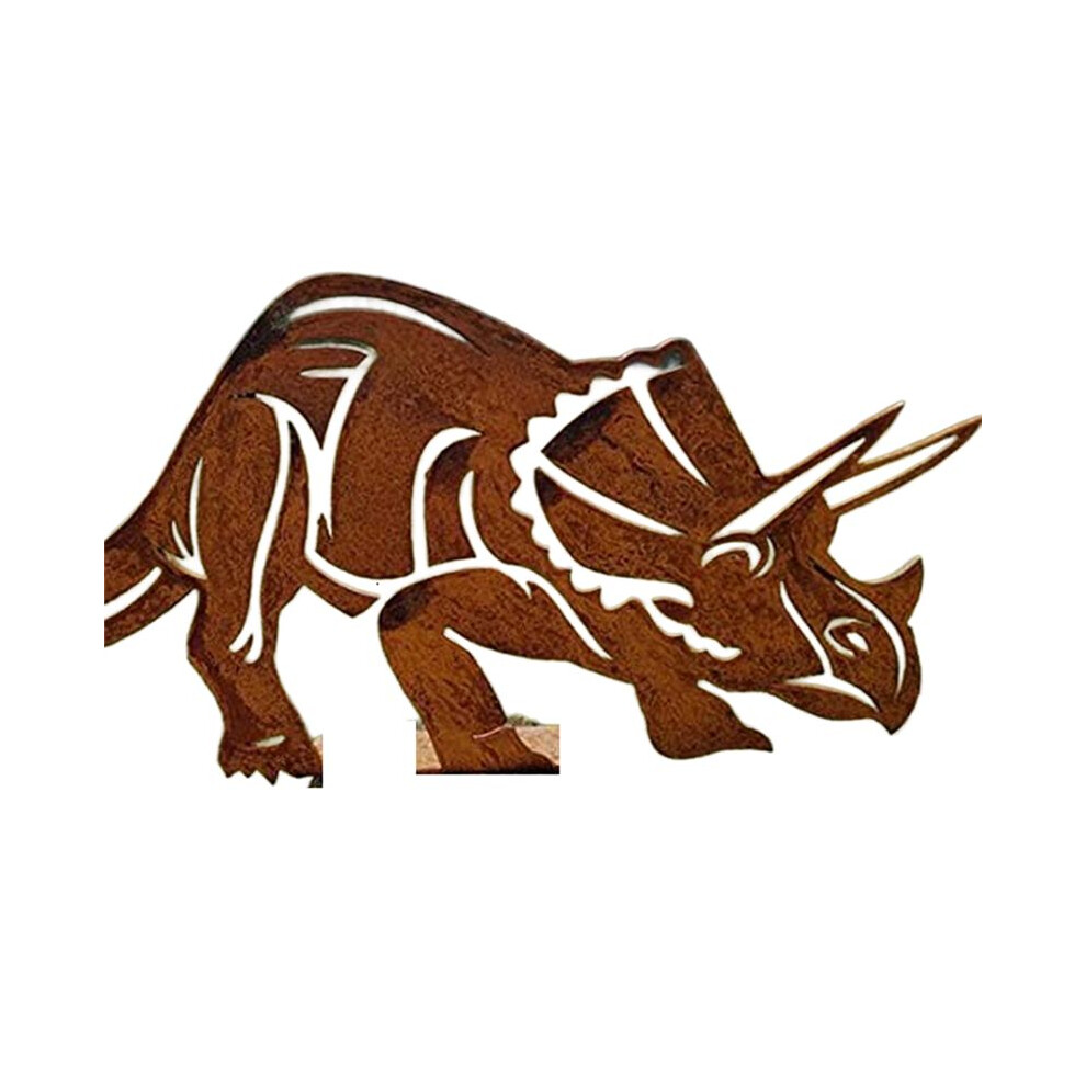 Metal Dinosaur Fence Post Topper,Dinosaurs E 4713322604134