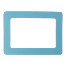 Magnetic 4x6 Refrigerator Photo Frame Light Blue with Secure Attachment and Quick Photo Swap