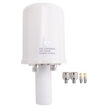 Mesh Dual Polarization 5G Antenna Feed Horn 1700-4200MHz WiFi 3G 4G 5G Parabolic Dish Reflector 2x 32dBI Only Feed