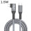 USB 4 Cable 90 40Gbps USB4 Type C Data Cable Fast Charging PD 240W, 8K Video Transfer 1.5M 2