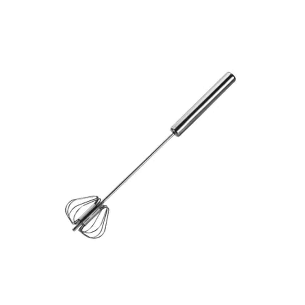 12Inch Stainless Steel Semi-Automatic Whisk, Hand Push Rotary Blender Egg Whisk, Mixer Stirrer Kitchen Tool 4711346363716