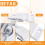 4 Pack White Window Sash Lock Set for Vertical and Horizontal Sliding Windows, Durable Alloy, Easy Install 2