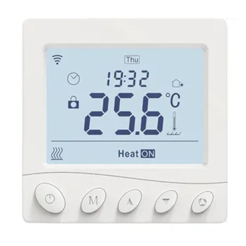 Tuya WiFi Thermostat Room Temperature Controller Water/Electric Floor Heating Gas Boiler App Control (A)