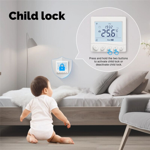 Tuya WiFi Thermostat Room Temperature Controller Water/Electric Floor Heating Gas Boiler App Control (A) 2