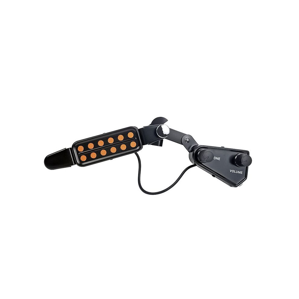12-Hole P-011 Acoustic Guitar Sound Hole Pickup Magnetic Transducer With Tone Volume Controller Audio Cable 6131186961886