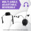Pickup Headphones Rail Bracket Multi-Angle Adjustable Flip Ear Cups Fixed Bracket Helmet Accessories Black 2