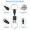 7pcs Quick Release Detachable Keychain, Double Rings Pull Apart Keychain, Spring Split Snap Seperate Keychain 3
