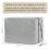 Capa para Ar Condicionado Interno, Capa para Janela da Unidade de CA para Isolamento Duplo Interno com Cordão Elástico 21Lx15Hx3,5D Polegadas 7