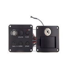 EQ Electrical Box Equalizers Volume Control Guitar Pickup Preamp System Piezo Pickup Tuner for Classical Acoustic Guitar