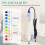 PH Replacement Probe Aquarium Hydroponic Laboratory Electrode PH Sensor Potential Test BNC Q9 Connector 6