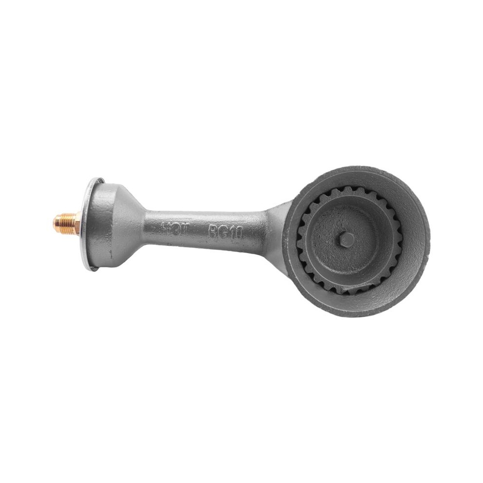 High Pressure Propane Cast-Iron Round Burner Head, Propane Burner Head With Orifice Brass Fitting 4713541458525