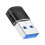USB 3.0 to Type C Adapter 10Gbps Data Transmission Fast Charging Adapter for  15   Accessories Black 1