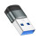 USB 3.0 to Type C Adapter 10Gbps Data Transmission Fast Charging Adapter for  15   Accessories Gray 1