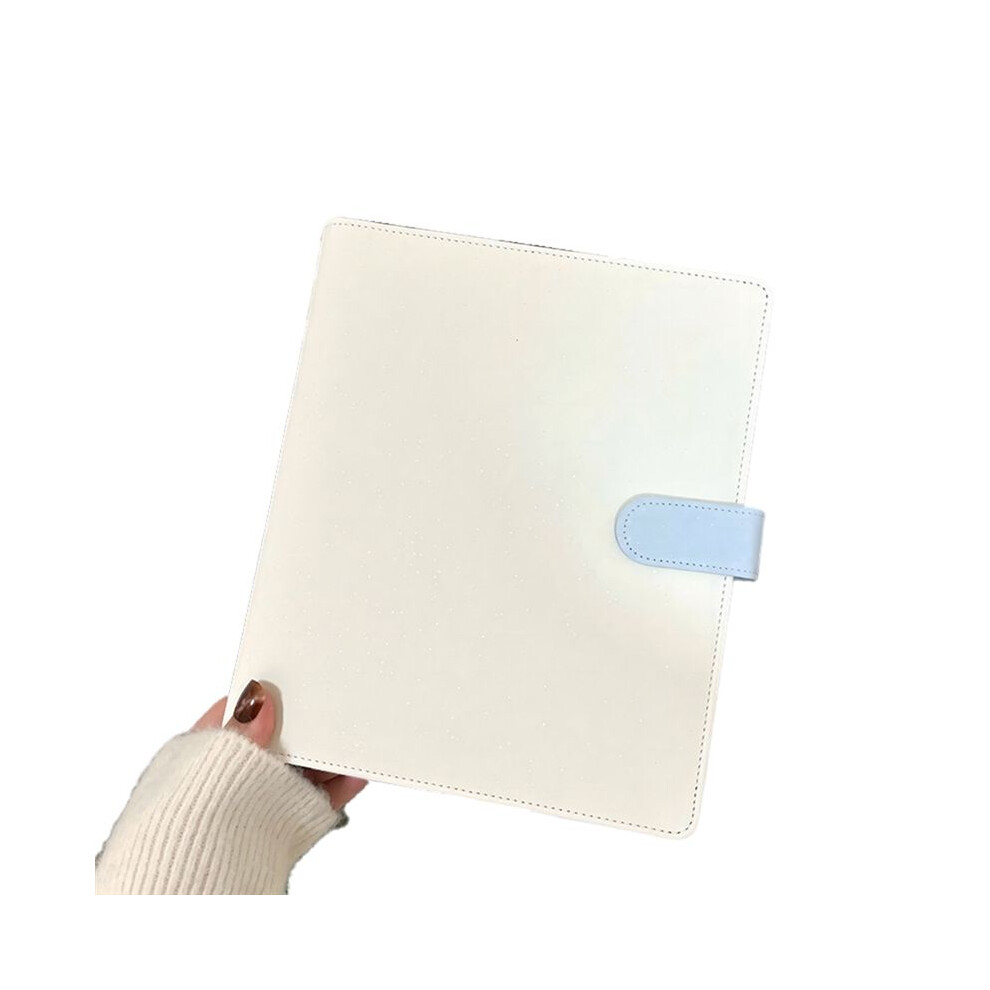 A5 Binder Photocard Holder Idol Photo Album Cards Storage Kawaii Stationery & White/Blue 6134218579479