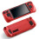 Protective Case for Steam Deck Cowhide Full Wrap Host Protective Grip Non-Slip Cover Hard Shell Bracket C 2