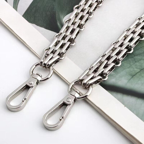 Alças Largas de Ferro para Bolsa, Corrente, Alça de Substituição para Bolsas de Mão, 47 Polegadas/120 Cm, Dourada 2