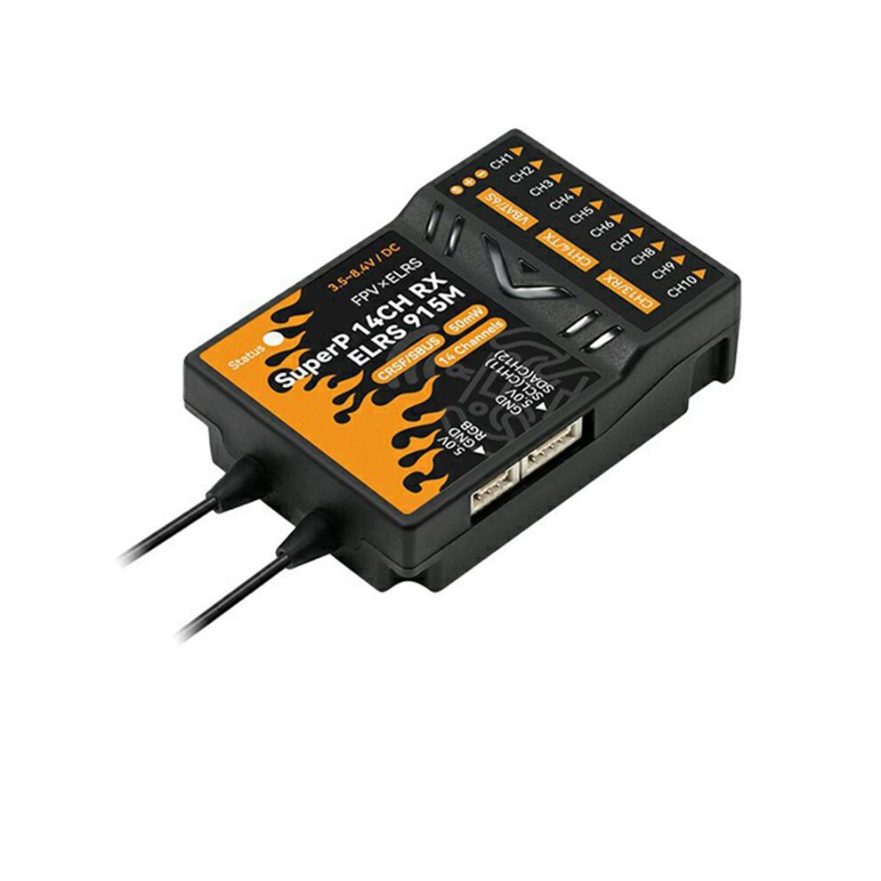 For Betafpv Superp Diversity Receiver Elrs 915Mhz Rx 14Ch With 2 Antenna Dual Reception For Rc Fpv Airplane Boats Drones 6131641814627